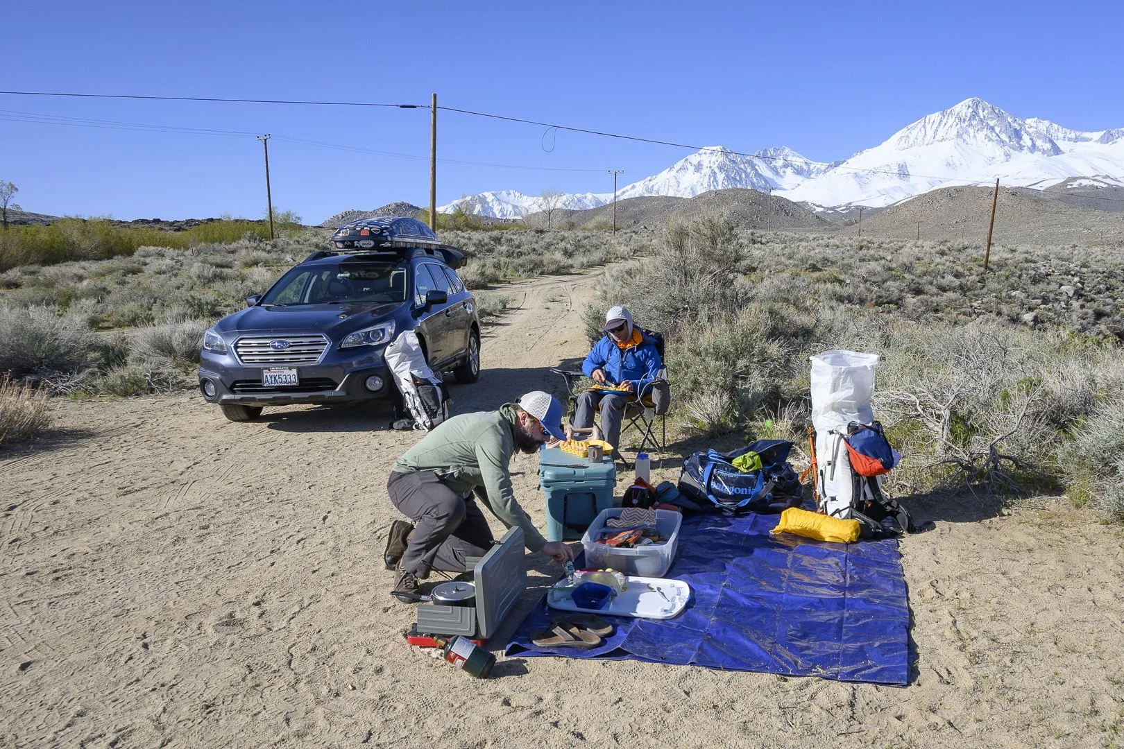 South Sierra Ski Traverse - Big Pine to Lone Pine